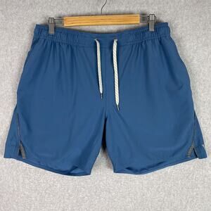 Vuori Shorts Mens XL Blue Trail Short Liner 6"